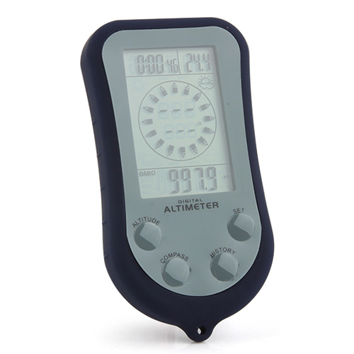 ZD-2068 8-in-1 LCD Digital Altimeter with Compass Barometer Thermometer for Outdoors 2 Colors - Click Image to Close